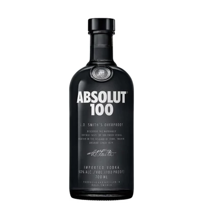Absolut 100 vodka 0,7 l 50%*         DRS
