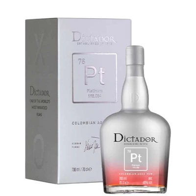 Dictador Platinum rum 0,7l 40% DD