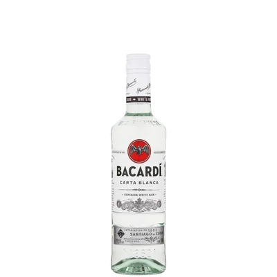 Bacardi Carta Blanca 0,5l 37,5%*     DRS