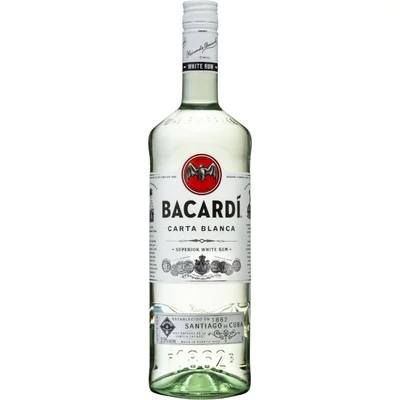 Bacardi Carta Blanca 1l 37,5%*       DRS